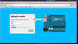 Программируем плату Ардуино Мега 2560 через вэб интерфейс.