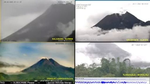 Live Streaming Merapi Volcano Eruption - Yogyakarta and Central Java, Indonesia 24-11-2021 смотреть онлайн