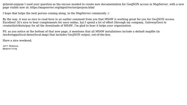 GIS: How to serve a GeoJSON file through WMS with MapServer? (2 Solutions!!) смотреть онлайн