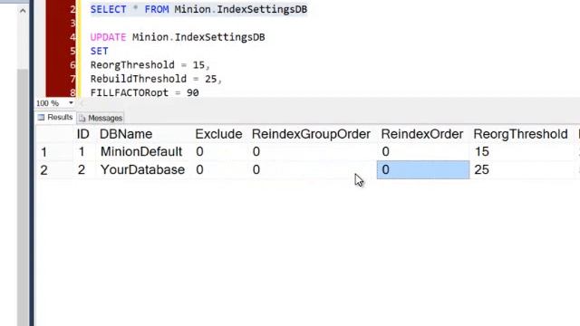 Minion Reindex: Settings Tables смотреть онлайн
