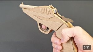 Как сделать пистолет из картона