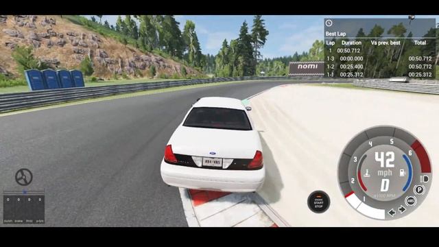 BeamNG Ridiculous Racing #8: Ford Crown Victoria Fleet P71 смотреть онлайн