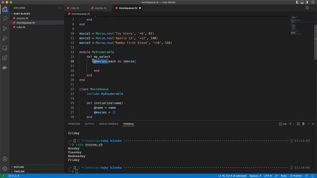 8 Ruby custom iterators смотреть онлайн