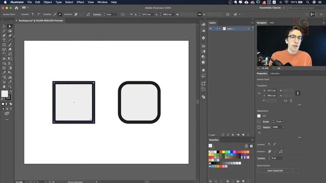 Инструмент "Лассо" в иллюстраторе - Lasso Tool | Урок Adobe Illustrator смотреть онлайн