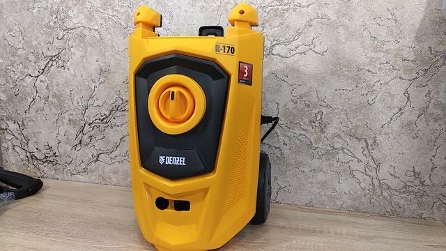 Съемный шланг высокого давления и 170 Бар. Обзор мойки высокого давления Denzel R-170 смотреть онлайн