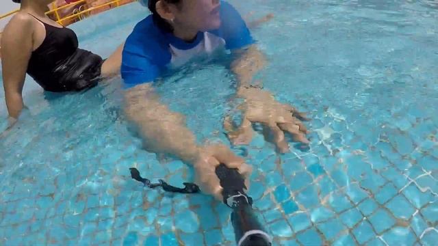 SWIMMING AT MESSILA BEACH RESORT KUWAIT