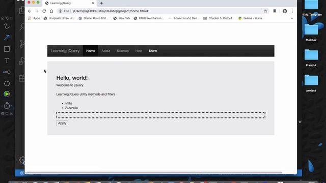 Lecture 36-Applying jQuery animations hide, show, fadeIn, fadeOut, slideUp and slideDown смотреть онлайн