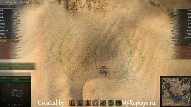 WOT: Sand River - Object 261 - 5 frags смотреть онлайн