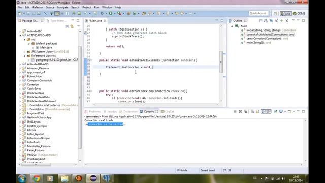 Enlazar PostgresSQL y Java mediante JDBC смотреть онлайн