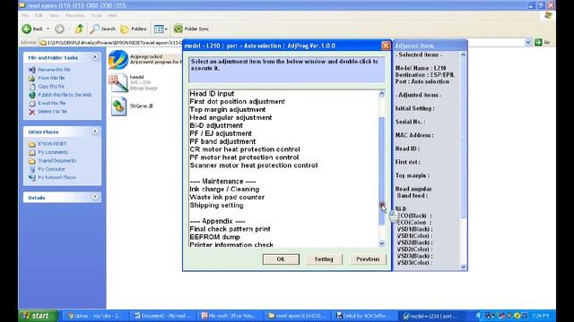 Epson red light erorr for L110, L210, L300, L350 and L355 Blink Reset light eror смотреть онлайн