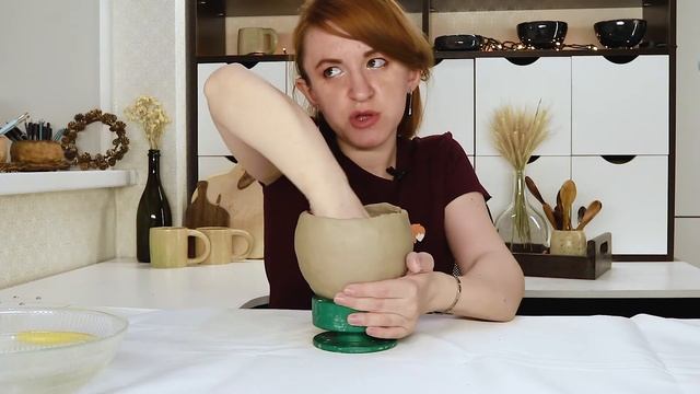 Лепим миску в технике "шар". смотреть онлайн