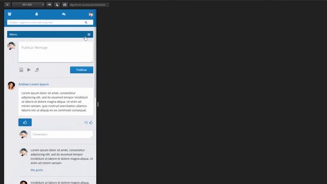 Como diseñar una Página Estilo Facebook con Bootstrap (Presentación del proyecto) смотреть онлайн