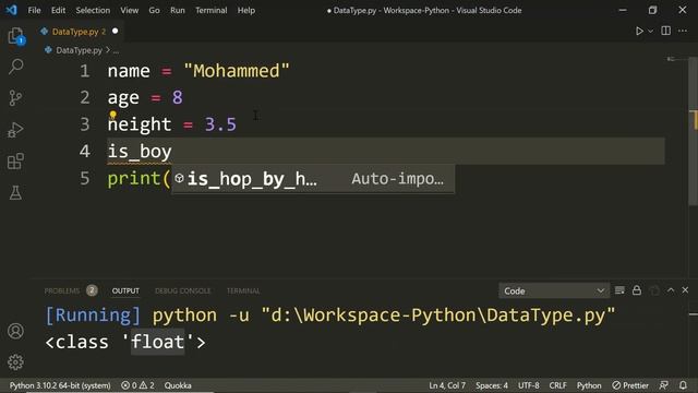 Variables & Data Types In Python | Python Tutorial For Beginners | Python Programming смотреть онлайн