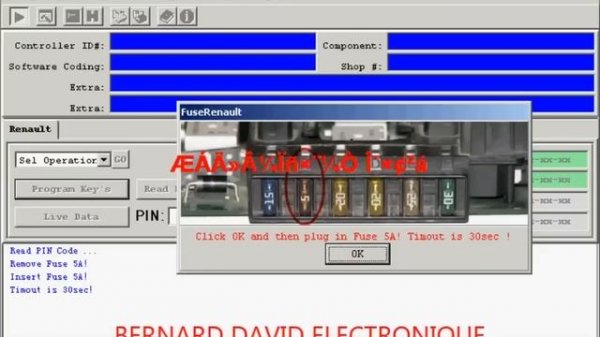 Renault PIN Code Reading Key Programming