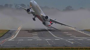 B747 Приземлился в аэропорту Франкфурта во время шторма | X Plane