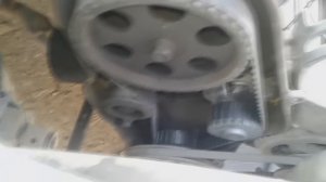 Дэу Сенс (Daewoo Sens) - Замена ремня ГРМ (порвался Ремень ГРМ).