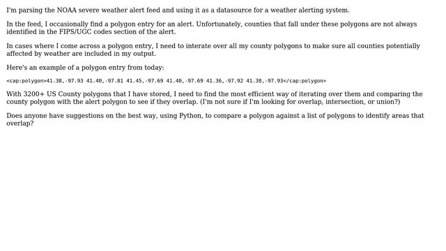 GIS: Efficiently identifying overlapping polygons with Python смотреть онлайн