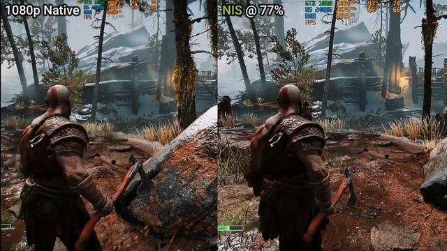 Nvidia Image Scaling in God Of War. NIS @77% vs 1080p Native | GTX 1060 | Ryzen 5 2400G | 16GB RAM смотреть онлайн