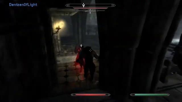 Werewolf King Vs. Royal Vampire Lord - TES Skyrim смотреть онлайн