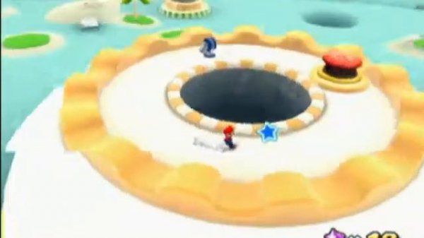 Super Mario Galaxy 2 - Starshine Beach Galaxy - Climbing the Cloudy Tower | WikiGameGuides
