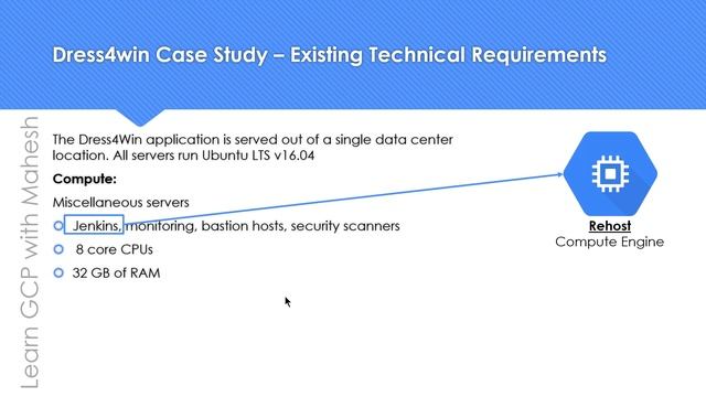 GCP Professional Cloud Architect "Dress4win" Case Study Cheat Sheet - Part 4 смотреть онлайн