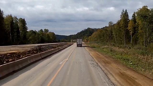 Реконструкция трассы М5 "УРАЛ" на участке в районе г.Сим и г.Аша 12.09.2021 смотреть онлайн