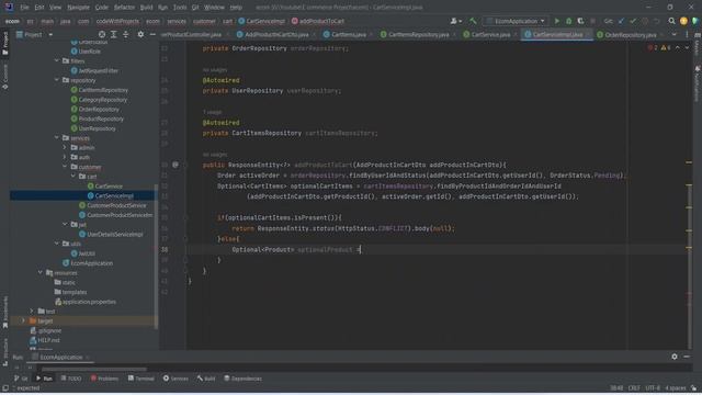 Creating Add Product to Cart Rest API In Spring Boot | E-Commerce Spring Boot + Angular | Part 18 смотреть онлайн
