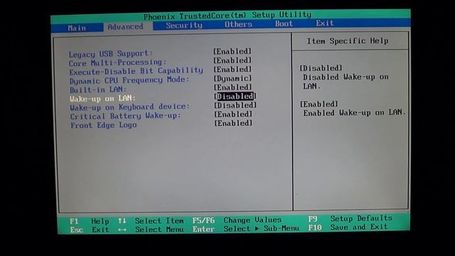 PC Bios Explained - Lan Settings