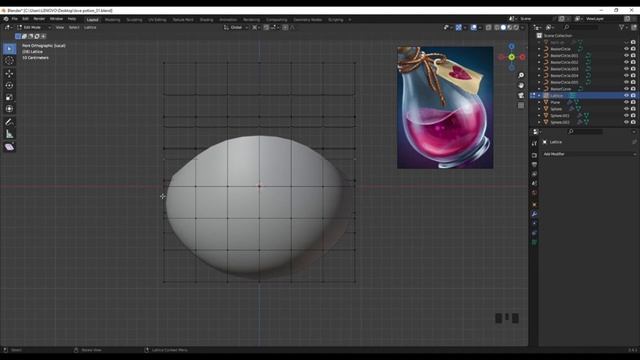 Любовное зелье в 3D / BLENDER смотреть онлайн