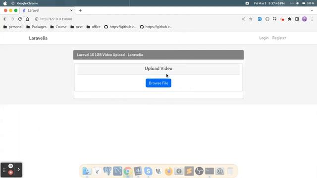 Uploading Large Video Files By Chunking on Laravel 10 смотреть онлайн