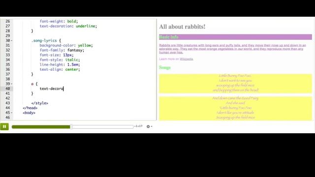 HTML5 and CSS3 Tutorial - More CSS text properties Верстка смотреть онлайн