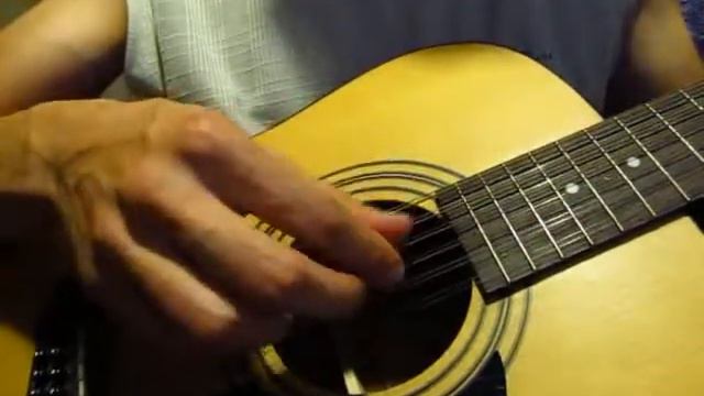 Шербурские зонтики - на 12 струнной гитаре смотреть онлайн