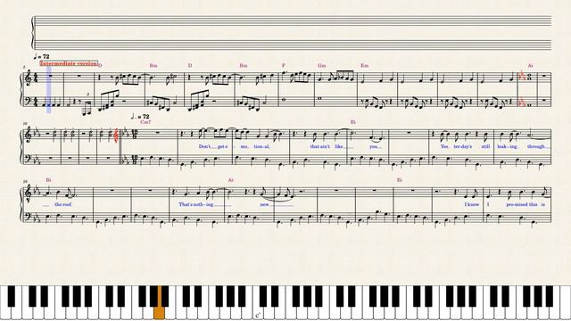 Arctic Monkeys — There’d Better Be A Mirrorball (Piano Sheet Music) смотреть онлайн
