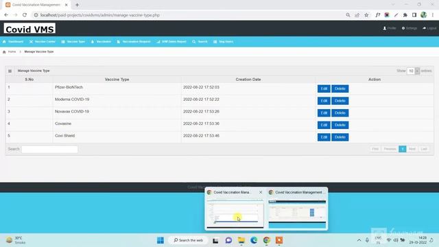 Covid Vaccination Management System using PHP and MySQL | PHPGurukul смотреть онлайн