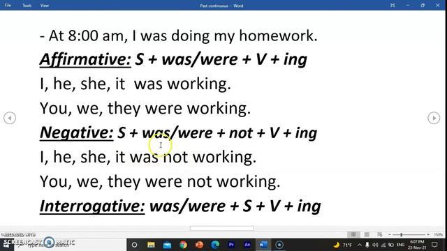 Learn and Master English Tenses: Past Continuous смотреть онлайн