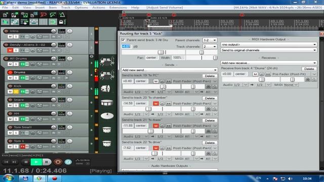 Как настроить бас бочку (Kick Drum) смотреть онлайн
