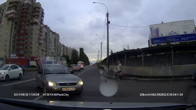 Липецк поворот через 2 сплошные 30.08.17 смотреть онлайн