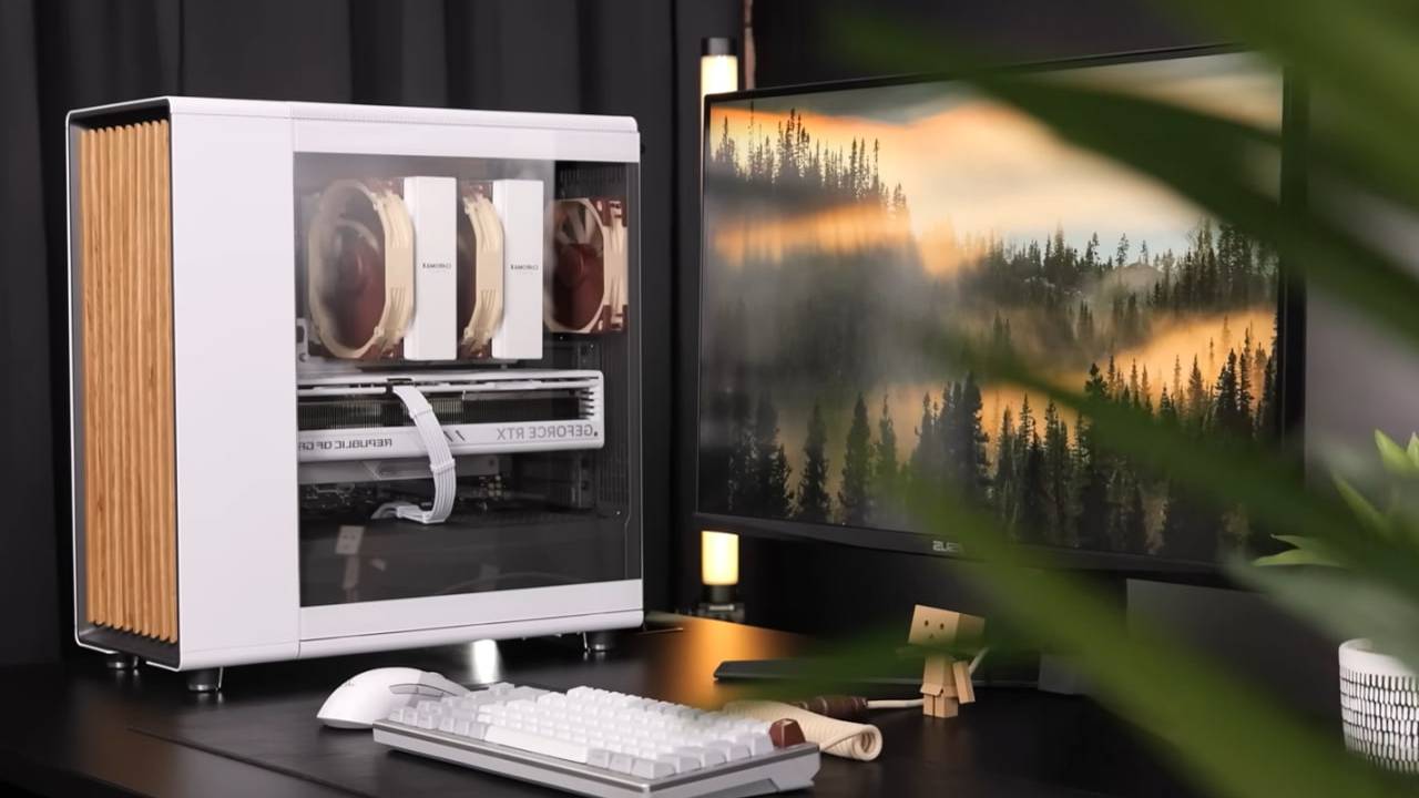 Вы снова влюбитесь... Fractal North White Gaming PC Build   Noctua NH-D15, RTX 4080