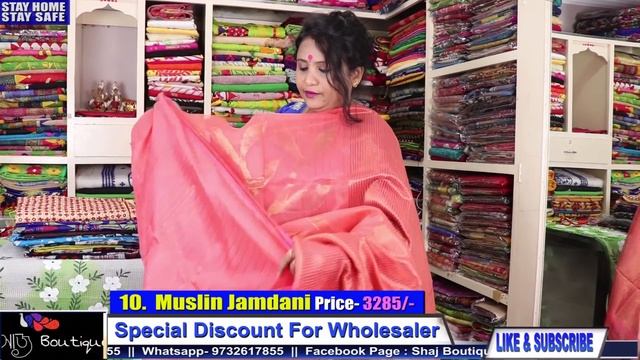 SHAJ BOUTIQUE || EPI-40 || MUSLIN SPECIAL || 10% DISCOUNT