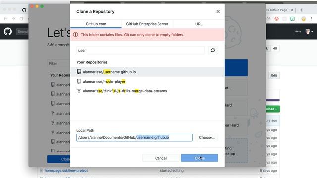 Fork and get a repository from github.com. смотреть онлайн