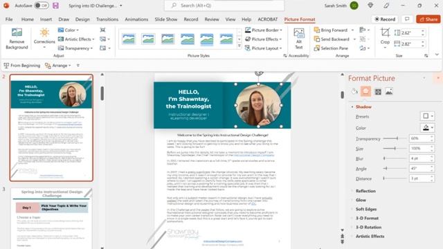 How to Add a Shadow Effect in Powerpoint and Canva смотреть онлайн