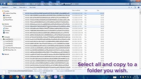 How to download Viber profile image of contacts and group members PC