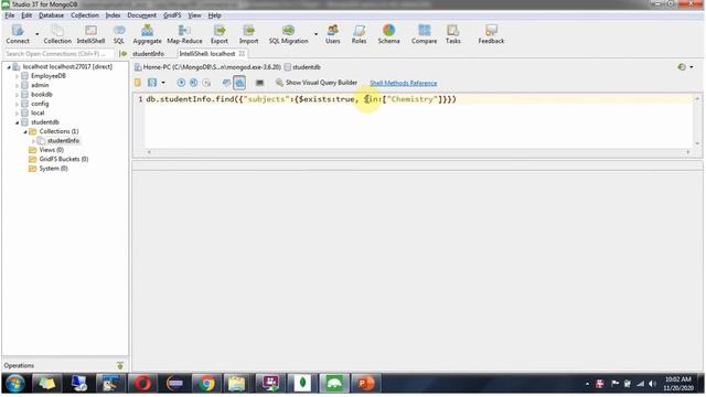 Query Operators - $in, $nin and $exists in MongoDB | MongoDB Tutorial for Beginners смотреть онлайн