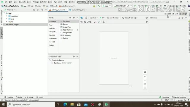 How to create TextView, EditText and Button in android studio || Technology Bloom смотреть онлайн