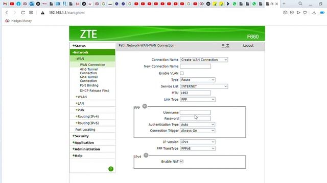 ZTE Router Configuration / ZTE ONT Configuration /ZTE PPPoE