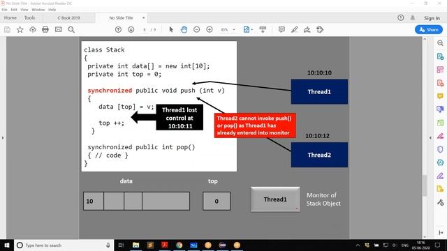 Synchronization of Threads in Java смотреть онлайн