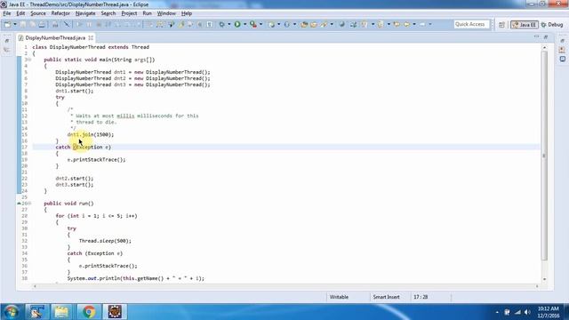 Thread join in java | Thread join [ms] | Java Threads смотреть онлайн