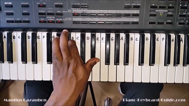 How to Play the G Sharp Minor Chord - G# Minor on Piano and Keyboard - G#m, G#min смотреть онлайн