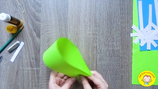 Делаем НОВОГОДНЮЮ ГИРЛЯНДУ из цветной бумаги. УРОК 149.Тема: "новогодняя гирлянда"- аппликация смотреть онлайн