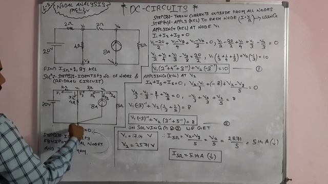 NODE ANALYSIS (KCL) | L-01 | engineering (BEE) | DC-Circuits смотреть онлайн